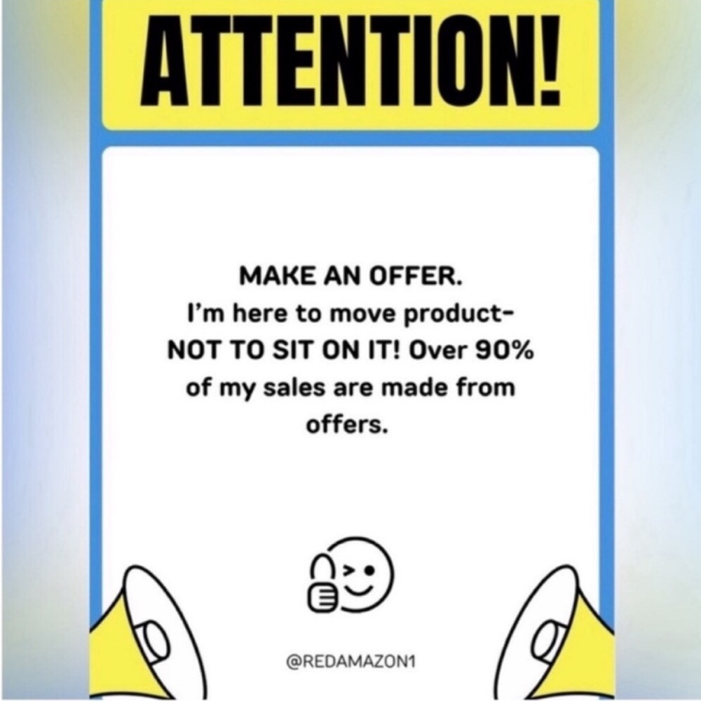 Attention Let’s talk ! Make me an offer!!
